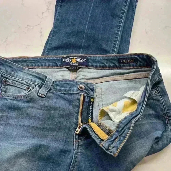 Women's Lola Boot Luck Brand Jeans Size 14/32 - Picture 2 of 4